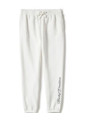 Harley-Davidson White Script Logo Joggers